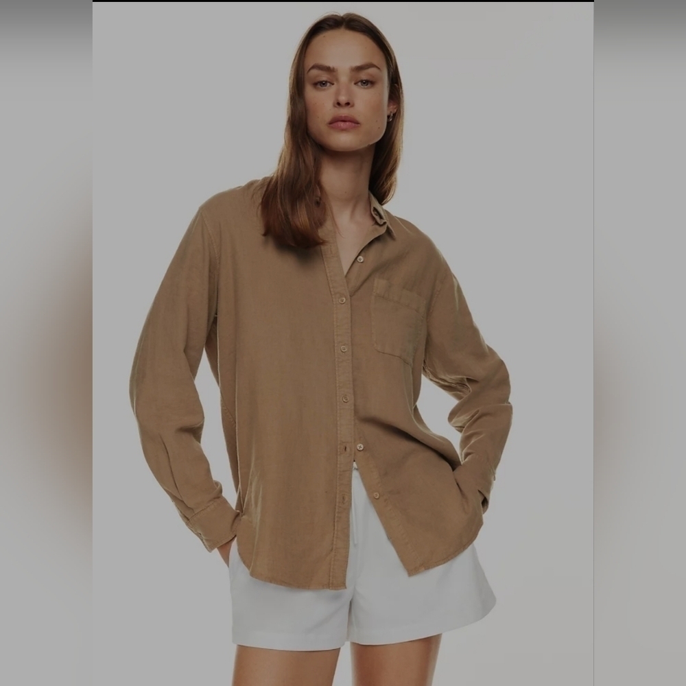 Aritzia The Group BABATON Button-down Shirt S - Picture 2 of 10